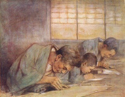 'Stencil-Makers', c1887, (1901). Artist: Mortimer L Menpes.