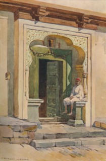 'A Doorway, Poona', c1880 (1905). Creator: Alexander Henry Hallam Murray.