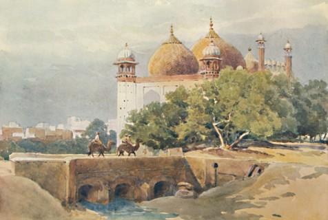 'The Jumma Musjid, Agra', c1880 (1905). Creator: Alexander Henry Hallam Murray.