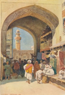 'A Gateway in the Bazaar, Lahore', c1880 (1905). Creator: Alexander Henry Hallam Murray.