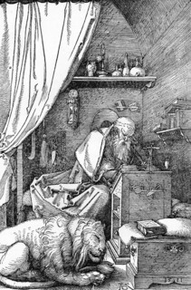 'St. Jerome in His Cell', 1511, (1906). Artist: Albrecht Durer.