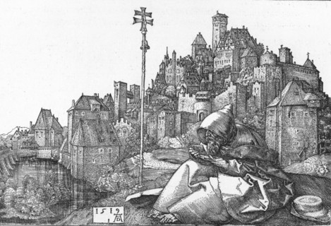 'St. Anthony Reading', 1519, (1906). Artist: Albrecht Durer.