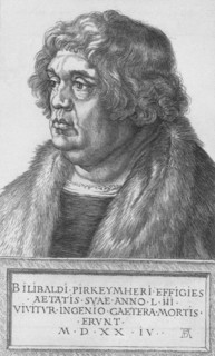 'Portrait of Pirkheimer', 1524, (1906). Artist: Albrecht Durer.