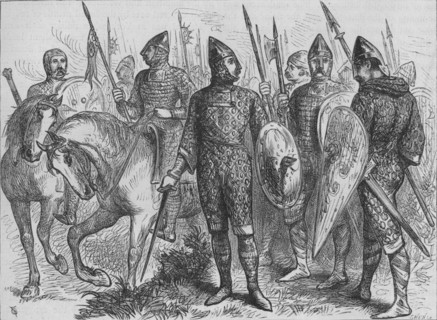 'Group of Norman Soldiers (A.D. 1066)', c1880. Artist: Unknown.