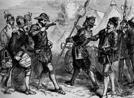 'An Incident in the Siege of Leith', 1548-1560, (c1880). Artist: Unknown.