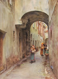 'A Lane in Noli', c1910, (1912). Artist: Walter Frederick Roofe Tyndale.