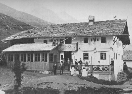 'Mountain Chalet, Tyrol', c1913. Artist: Charles JS Makin.