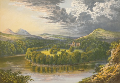 'Dryburgh Abbey', c1880, (1897). Artist: Alexander Francis Lydon.
