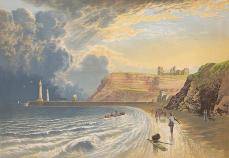 'Whitby Abbey', c1880, (1897). Artist: Alexander Francis Lydon.