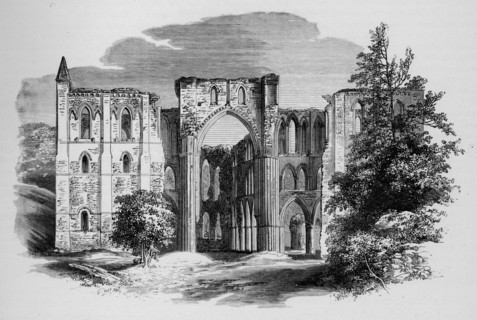 'Choir, from North', Rievaulx Abbey, c1880, (1897). Artist: Alexander Francis Lydon.