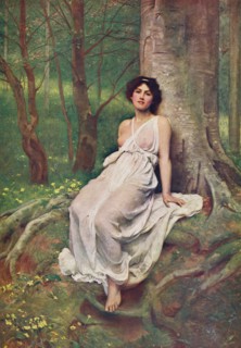 'Springtime', c1897, (c1900). Artist: Philip Hermogenes Calderon.
