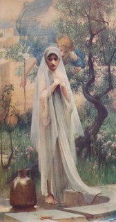 'The Annunciation', 1892, (c1900). Artist: Arthur Hacker.