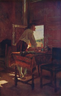 'L'Attente', 1857, (c1915). Artist: Jean Louis Ernest Meissonier.