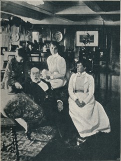'Captain Bourchier, his Daughter, and Grand-Daughter', c1900, (1910). Artist: Unknown.