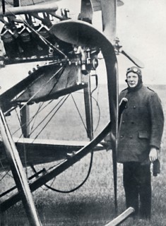 'Churchill became interested in airplanes and foresaw the greatest possibilities', 1914, (1945). Artist: Unknown.