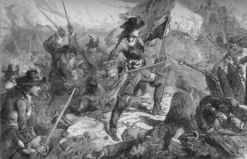 'Churchill Before Maestricht', 24 June 1673, (c1880). Artists: Unknown, John Churchill, 1st Duke of Marlborough.