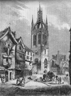 'St. Nicholas Church, Newcastle-upon-Tyne', 1845. Artist: John Jackson.
