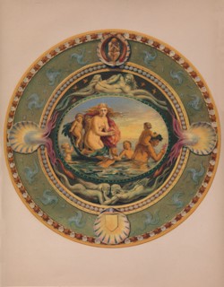 'Plateau in Majolica Ware', 1863.  Artist: Robert Dudley.