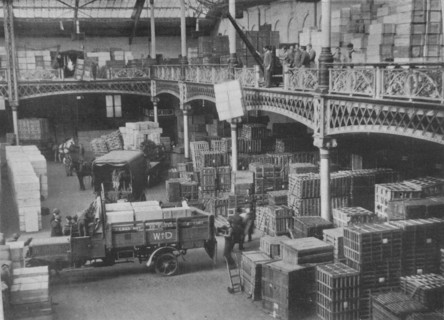 'The despatching room of one of the great Government stores', 1915. Artist: Unknown.