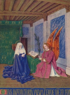 'The Second Annunciation', c1455, (1939). Artist: Jean Fouquet.