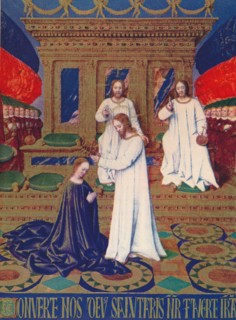 'The Virgin's Coronation', c1455, (1939). Artist: Jean Fouquet.