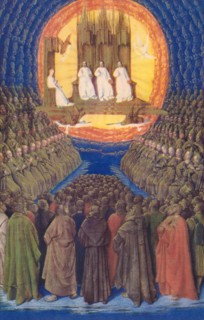 'The Trinity In its Glory', c1455, (1939). Artist: Jean Fouquet.