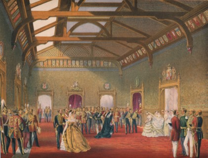 'Marshalling The Procession of the Bride', 1863.  Artist: Robert Dudley.