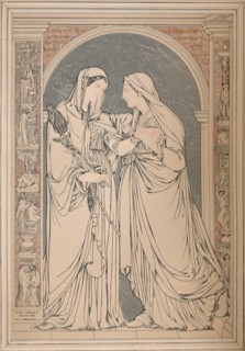 A Marble Mosaic Picture, by The Baron H. De Triqueti, Paris', 1893.  Artist: Robert Dudley.