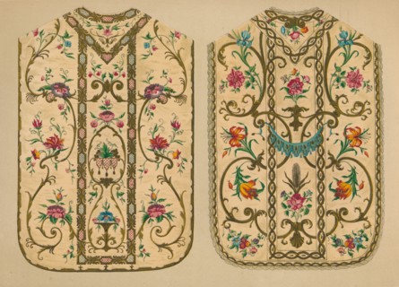 Embroidered Chasubles by Luigi & Ersilia Martini', 1893.  Artist: Robert Dudley.