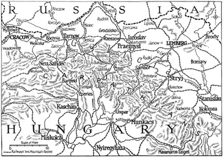 'Galicia and the Carpathian Passes', 1915. Artist: Unknown.