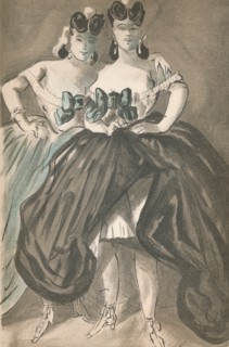 'Portrait by Constantin Guys', c1860, (1939). Artist: Constantin Guys.