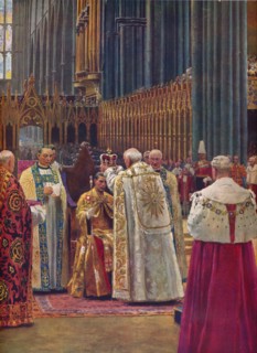 'The Crowning of the King', 1937.  Artist: Unknown.