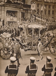 'Cynosure of All Eyes in the Processions: The State Coach', 1937. Creator: Unknown.