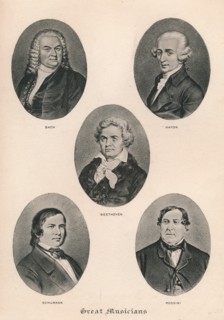 'Great Musicians - Plate III.', 1895. Artist: Unknown.
