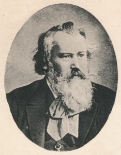 'Brahms.', 1893, (1895). Artist: Charles Olivier de Penne.