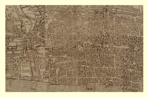 Civitas Londinum, c1560-1620, (1886). Artist: Ralph Agas.