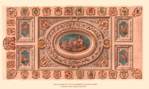 The Ceiling of the Aldermen's Court Room, 1886. Artist: Sir James Thornhill.