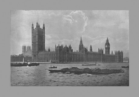 The Houses of Parliament, London, c1900. Artist: Frith & Co.