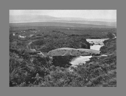 Walla Brook Bridge, Dartmoor, c1900. Artist: Chapman & Sons.