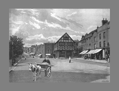 Market Place, Ledbury, c1900. Artist: Valentine & Sons.