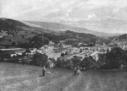 Llangollen and Crow Castle, c1900. Artist: Lettsome & Sons.