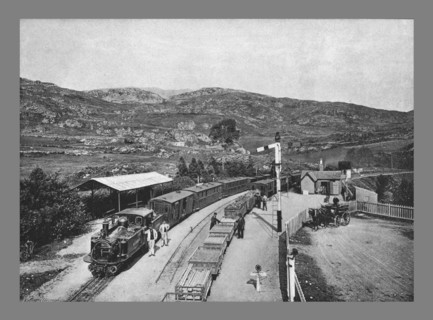 Ffestiniog Railway: Tan-Y-Bwlch Station, c1900. Artist: Carl Norman.