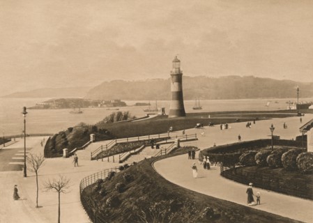 'Plymouth Hoe and Sound and Mouth of the Tamar', 1902. Artist: Unknown.