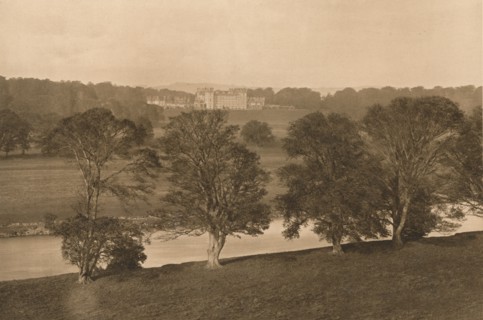 'Floors Castle, from the Soth Bank of the Tweed', 1902. Artist: Unknown.