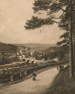 'The Clyde at Kirkfieldbank, from the Braes near Lanark', 1902. Artist: Unknown.