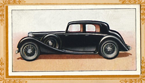 'SS Jaguar 2 1/2-Litre Saloon', c1936. Artist: Unknown.