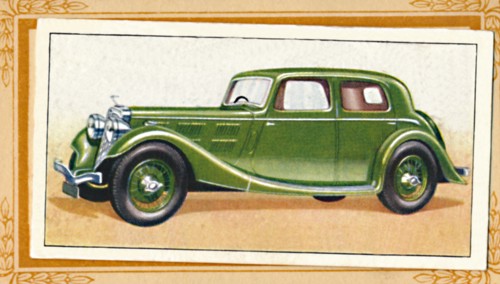 'Triumph-Gloria Two-Litre Vitesse Saloon', c1936. Artist: Unknown.