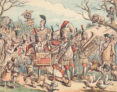 'The Romans in Britain', c1884. Artist: Thomas Strong Seccombe.