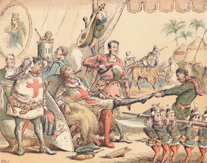 'King Richard I in Palestine', c1884. Artist: Thomas Strong Seccombe.