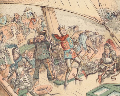 'Richmond at Sea', c1884. Artist: Thomas Strong Seccombe.